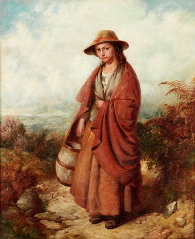 A Welsh Milkmaid by John Corbould